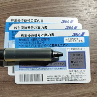 エーエヌエー(ゼンニッポンクウユ)(ANA(全日本空輸))の(＊Rai＊様専用)ANA株主優待券3枚(航空券)