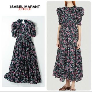 イザベルマラン(Isabel Marant)の限定SALE【レア美品】イザベルマラン　花柄マキシ丈ワンピース(ロングワンピース/マキシワンピース)