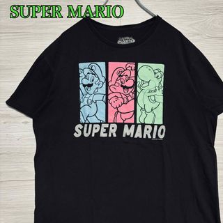 ニンテンドウ(任天堂)の【入手困難】SUPER MARIO マリオ　Tシャツ　XLサイズ　一点物　海外(Tシャツ/カットソー(半袖/袖なし))