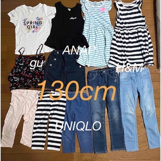 女の子　130cm 夏服　まとめ売り　ANAP H&M (Tシャツ/カットソー)
