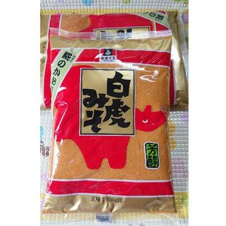 会津天宝 白虎みそ 850ｇ２袋セット (リサイクル箱梱包価格)