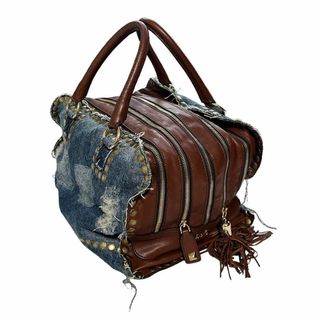 00's DOLCE&GABBANA denim 5zip lily bag