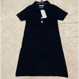 ザラ(ZARA)の新品　ザラ　ニットワンピース　M(ミニワンピース)