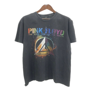 PINK FLOYD ピンク フロイド 半袖Ｔシャツ バンドT ブラック (メンズ L) 中古 古着 Q5723(Tシャツ/カットソー(半袖/袖なし))