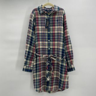 ポロラルフローレン(POLO RALPH LAUREN)の新品未使用　Polo Ralph Lauren 　チェック　ロングシャツ　キッズ(ブラウス)