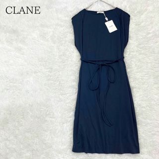 クラネ(CLANE)の【新品タグ付き】CLANE クラネ SIDE SLIT LONG TOPS(シャツ/ブラウス(半袖/袖なし))