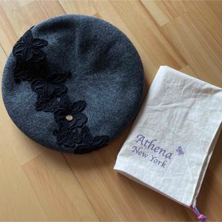 アシーナニューヨーク(Athena New York)の【AthenaNewYork】Amanda Beret アマンダ　ベレー帽(ハンチング/ベレー帽)