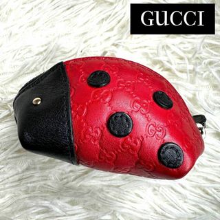 グッチ(Gucci)の⋟美品⋞ 希少品 / グッチ グッチシマてんとう虫コインケース 282640(コインケース)