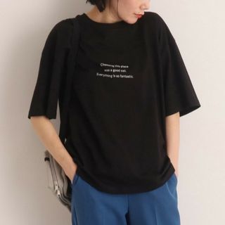 シューラルー(SHOO・LA・RUE)のシューラルー 半袖Tシャツ 黒 Mサイズ(Tシャツ(半袖/袖なし))