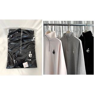 エピヌ(épine)の黒 エピヌ スウェットsport line half zip ハーフジップ(トレーナー/スウェット)