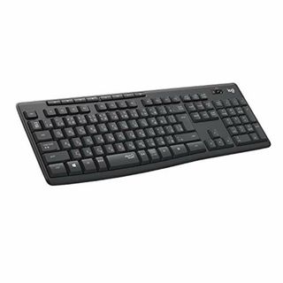 ロジクール ワイヤレスキーボード K295GP 静音 耐水 キーボード 無線 Unifying K295 windows chrome グラファイト 国内正規品(その他)