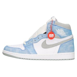 ナイキ(NIKE)のNIKE ナイキ AIR JORDAN 1 RETRO HIGH OG HYPER ROYAL エアジョーダン1 ハイパーロイヤル ハイカットスニーカー US10/28cm ホワイト/ブルー 555088-402(スニーカー)