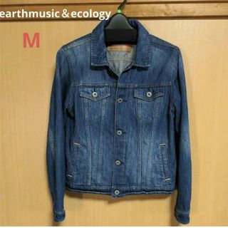 アースミュージックアンドエコロジー(earth music & ecology)のearthmusic＆ecology 　デニムジャケット　Mサイズ used(Gジャン/デニムジャケット)