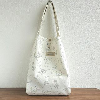 マチ付き トートバッグ エコバッグ ハンドメイド(バッグ)