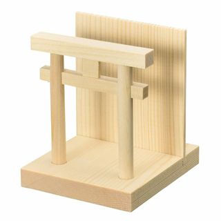 サンメニー 仏具 神棚 御札立て 鳥居型 大 木製 (約)10×10×10.7c(その他)