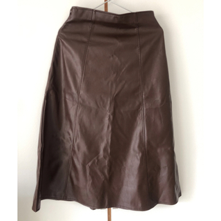 ユニクロ(UNIQLO)の新品⭐︎GU レザーロングスカートMサイズ(ロングスカート)