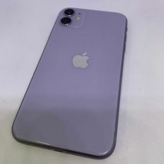 【中古品】 iPhone 11 SIMFREE  128GB  パープル (スマートフォン本体)