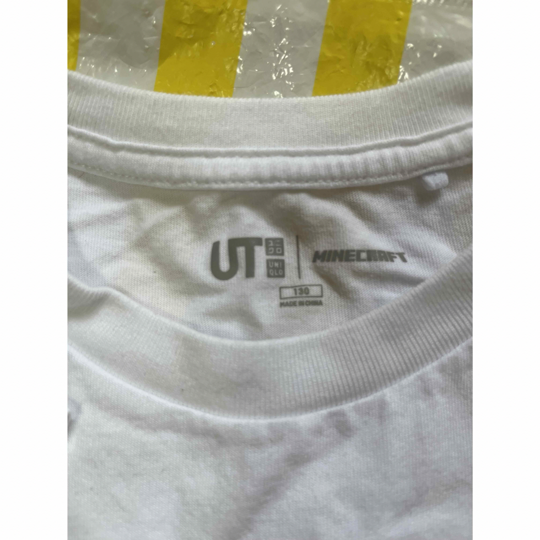 UNIQLO(ユニクロ)のUTユニクロ　マインクラフト  マイクラ　130cm キッズ/ベビー/マタニティのキッズ服男の子用(90cm~)(Tシャツ/カットソー)の商品写真