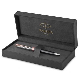 パーカー(Parker)のPARKER ボールペン ソネット プレミアム メタル&グレイPGT ①(ペン/マーカー)