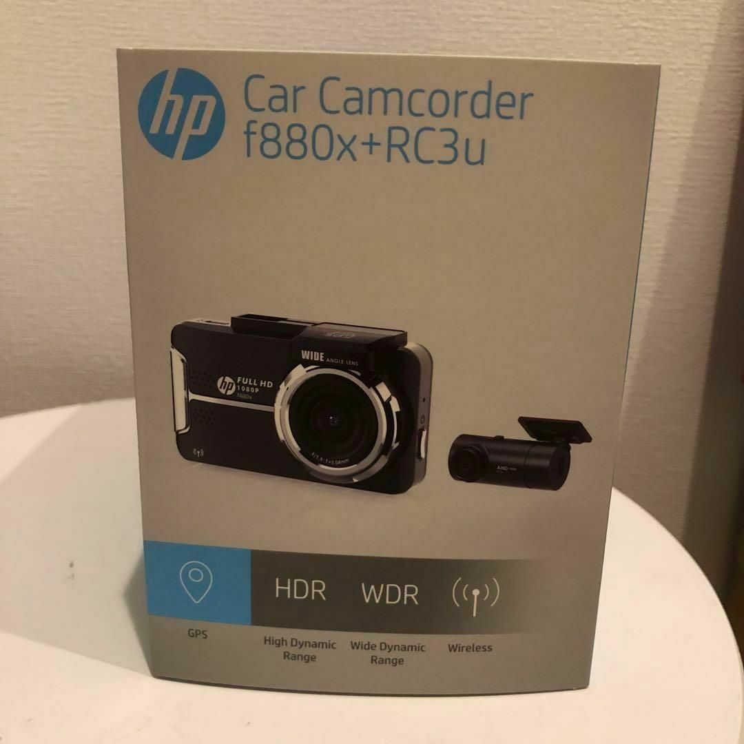 ドライブレコーダー 高画質 f880x RC3u 2カメラ 360度 2点セット