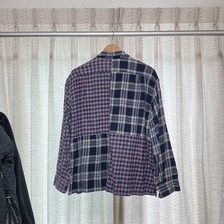 ティー(TTT_MSW)の【L】BoTT / Box Flannel Shirt / BIM kZm着用(シャツ)
