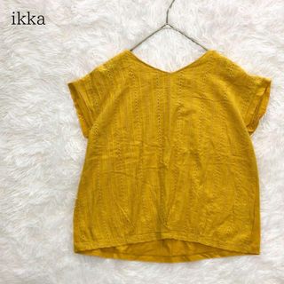 ikka - ikka イッカ レースフレンチスリーブプルオーバー