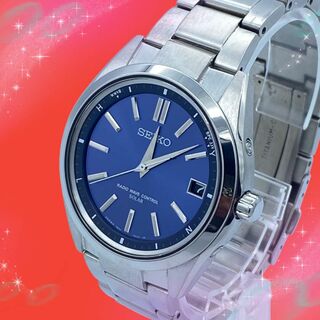 セイコー(SEIKO)の《美品　稼動品》　セイコー　ブライツ　チタン　防水　メンズ腕時計　ソーラー電波(腕時計(アナログ))