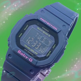 CASIO - 《超美品　稼動品》　カシオ　Baby-G  デジタル　防水　レディース腕時計