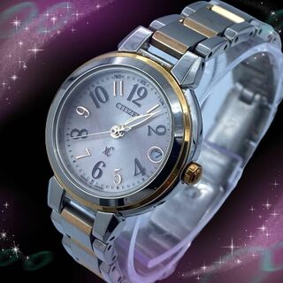 シチズン(CITIZEN)の《美品　稼動品》　シチズン　クロスシー　防水　レディース腕時計　ソーラー電波(腕時計)