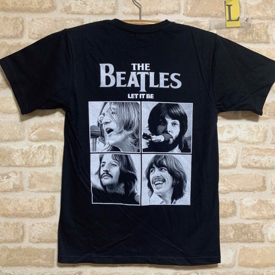 ビートルズ  Tシャツ　Mサイズ　Let it be The Beatles メンズのトップス(Tシャツ/カットソー(半袖/袖なし))の商品写真