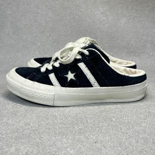 コンバース(CONVERSE)のコンバース 24cm スター＆バーズクロッグ ブラック スニーカー(スニーカー)