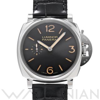 オフィチーネパネライ(OFFICINE PANERAI)の中古 パネライ PANERAI PAM00676 T番(2017年製造) ブラック メンズ 腕時計(腕時計(アナログ))