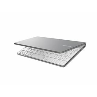 マイクロソフト キーボード Bluetooth対応/ワイヤレス/Windows/Androidタブレット/iPad, iPhone対応 グレー Universal Mobile Keyboard P2