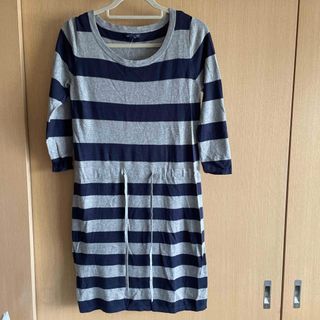 GAP - GAPボーダー薄手ニットワンピース新品