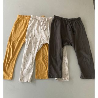 エイチアンドエム(H&M)のH&M　薄手カットソーサルエルパンツ　3枚セット(パンツ/スパッツ)