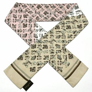 ルイヴィトン(LOUIS VUITTON)の【人気モデル】ルイヴィトン　バンドー　スカーフ　バンダナ　モノグラム　シルク(バンダナ/スカーフ)