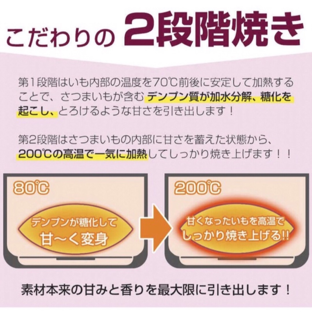 ★新品未開封★ アーネスト A-77463 焼き芋ベーカー スマホ/家電/カメラの調理家電(その他)の商品写真