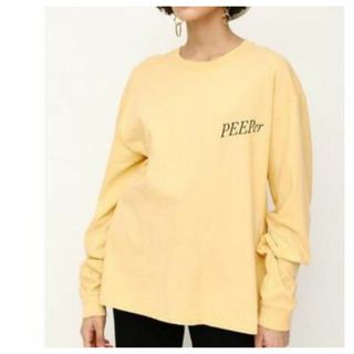 SLY - 新品 定価5489円 SLY スライ PEEP BIG SIZE Tシャツ 長袖