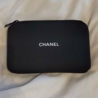 シャネル(CHANEL)のシャネル　化粧ポーチ　ブラック　ノベルティ品(ポーチ)