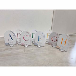 結婚式　テーブルナンバー(その他)