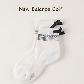 ニューバランスゴルフ(new balance golf)のNew Balance Golf  レディス リボンソックス white(ウエア)