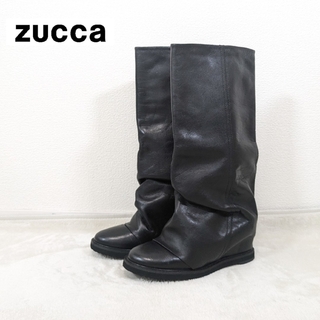 ズッカ(ZUCCa)の★ZUCCa ズッカ パンツブーツ★ブラック L 24.5cm〜 25.0cm(ブーツ)