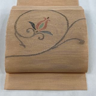 名古屋帯 美品 秀品 正絹 【中古】(帯)