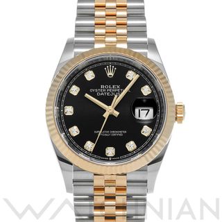 ロレックス(ROLEX)の中古 ロレックス ROLEX 126233G ランダムシリアル ブライトブラック /ダイヤモンド メンズ 腕時計(腕時計(アナログ))