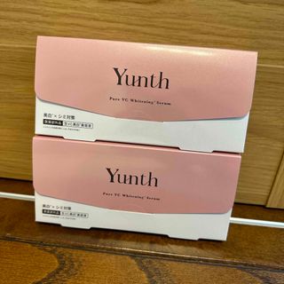 ユンス(Yunth)のYunth 生ビタミンC美白美容液　1ml×28包　２箱(美容液)