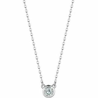 レディース ネックレス AAA級CZダイヤ 1.0ct S925 スターリング(ネックレス)