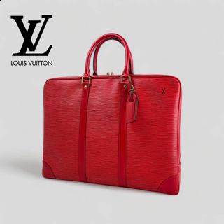 ルイヴィトン(LOUIS VUITTON)の■ルイ ヴィトン■ エピ ポルトドキュマン ヴォワヤージュ カスティリアンレッド(ビジネスバッグ)