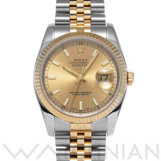 ロレックス(ROLEX)の中古 ロレックス ROLEX 116233 F番(2004年頃製造) シャンパン メンズ 腕時計(腕時計(アナログ))