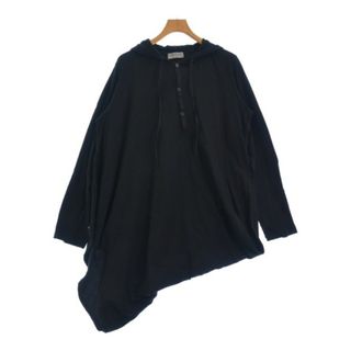 ヨウジヤマモトプールオム(Yohji Yamamoto POUR HOMME)のyohji yamamoto POUR HOMME パーカー 3(M位) 黒 【古着】【中古】(パーカー)