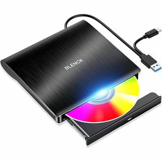 【2023進化バージョン USB3.0】 DVDドライブ 外付け ポータブル C(PC周辺機器)